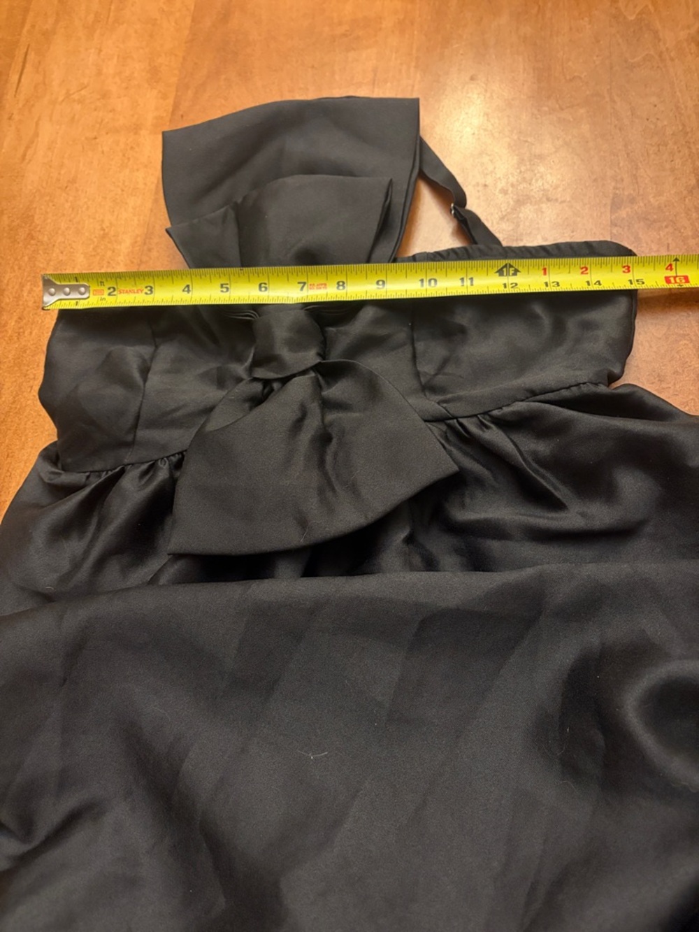 Petal & Pup Bettina Black Strapless Bow Dress - Picture 11 of 15